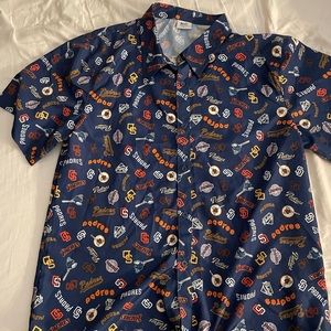 San Diego Padres Vintage MLB Men’s Button Up XL